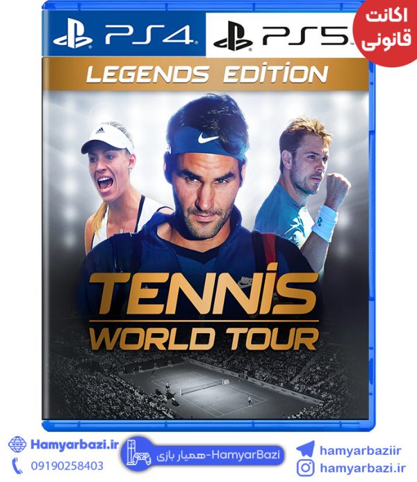اکانت قانونی Tennis World Tour ps پلی استیشن