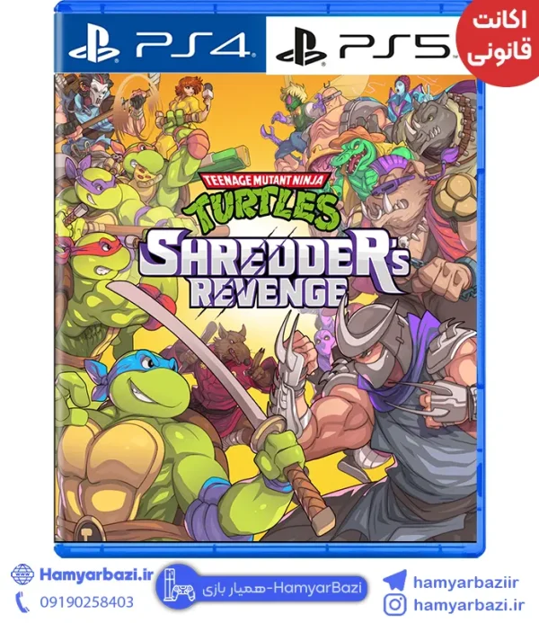 اکانت قانونی Teenage Mutant Ninja Turtles: Shredder’s Revenge ps پلی استیشن